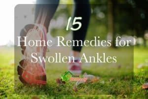 woman running illustration caption how to heal swollen ankles