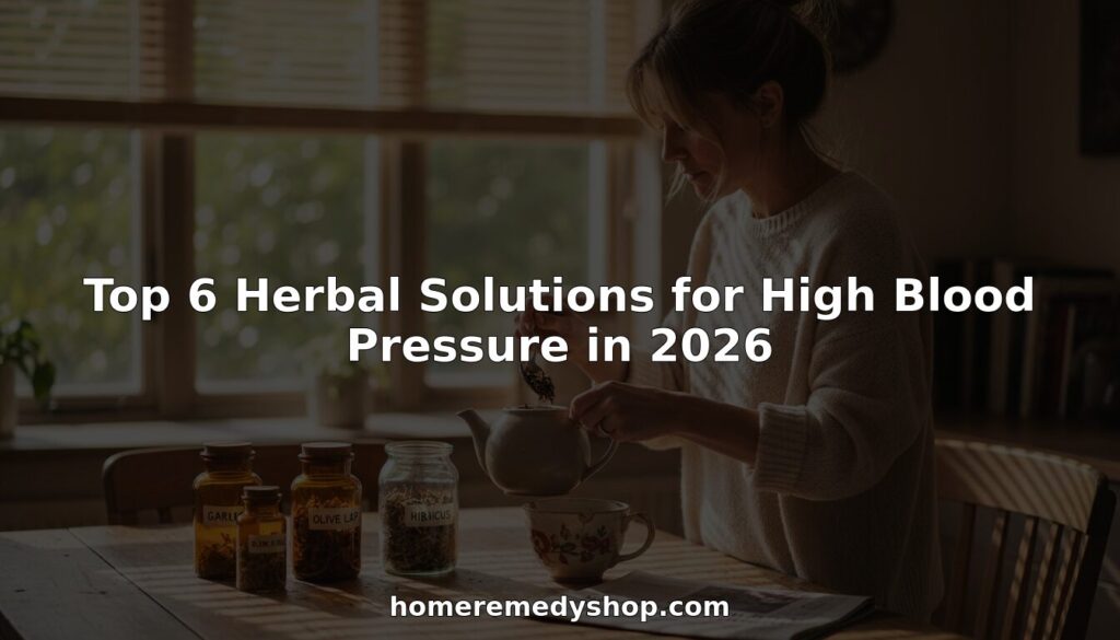 Herbal solutions for high blood pressure