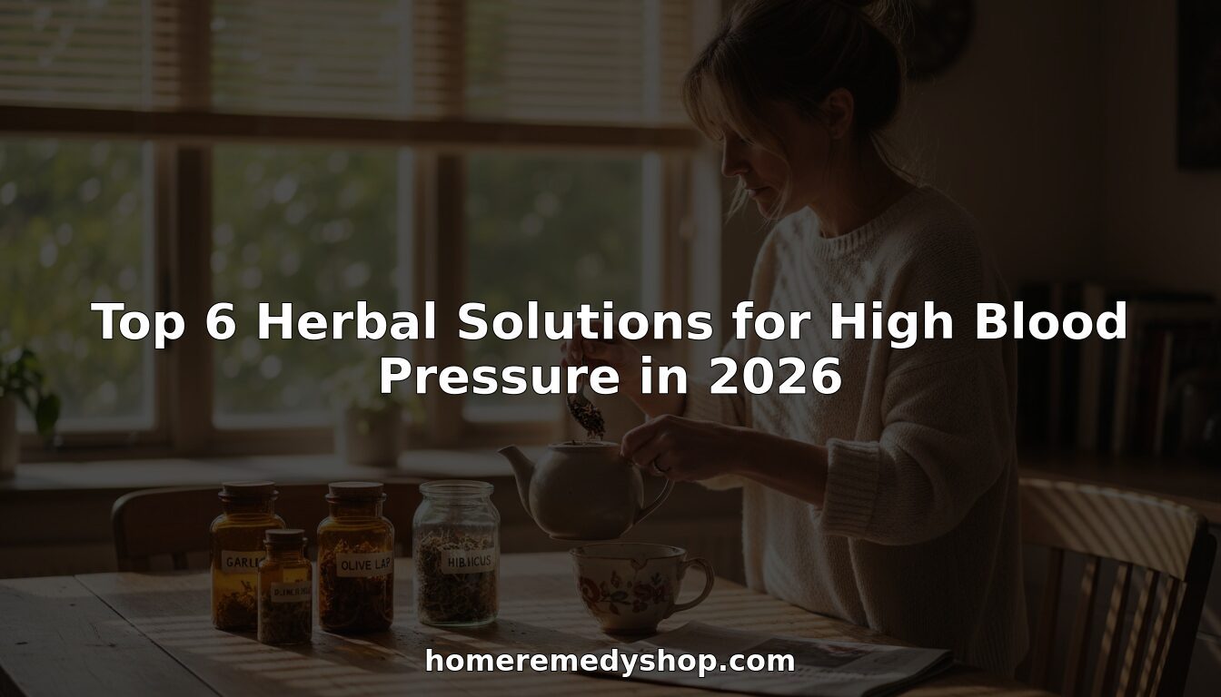 Herbal solutions for high blood pressure
