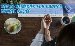 carpal tunnel relief picture of person holding his hand