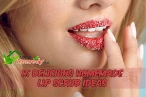 homemade lip scrub