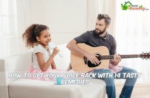 little girl singing with her father