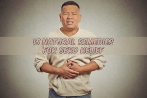 person suffering from GERD