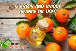 orange oil uses