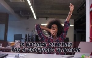 woman suffering from prolonged headache