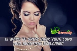 young woman with long eyelashes