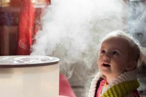 Humidifier dry nasal passages